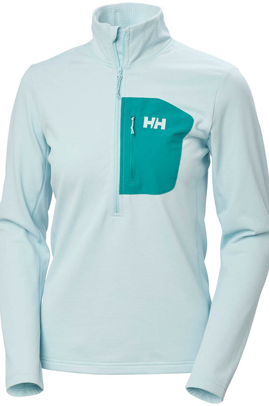 Helly Hansen Women's Versalite One Half Zip Fleece in Barely Blue