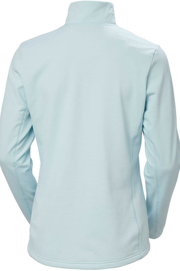 An image of a Custom Helly Hansen Women's Versalite One Half Zip Fleece in Barely Blue!