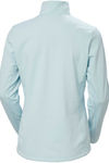 An image of a Custom Helly Hansen Women's Versalite One Half Zip Fleece in Barely Blue!