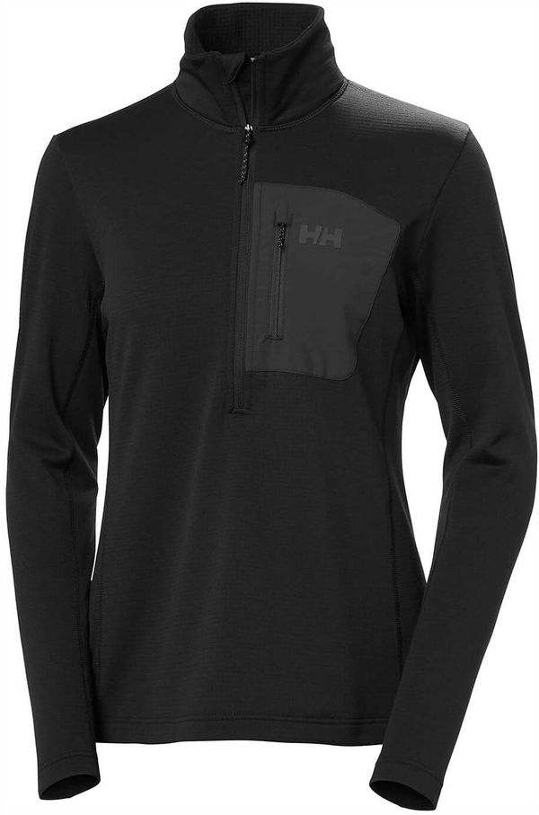 An image of a Custom Helly Hansen Women's Versalite One Half Zip Fleece in Black!