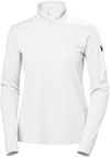 An image of a Custom Helly Hansen Womens HH Tech Half Zip in White!