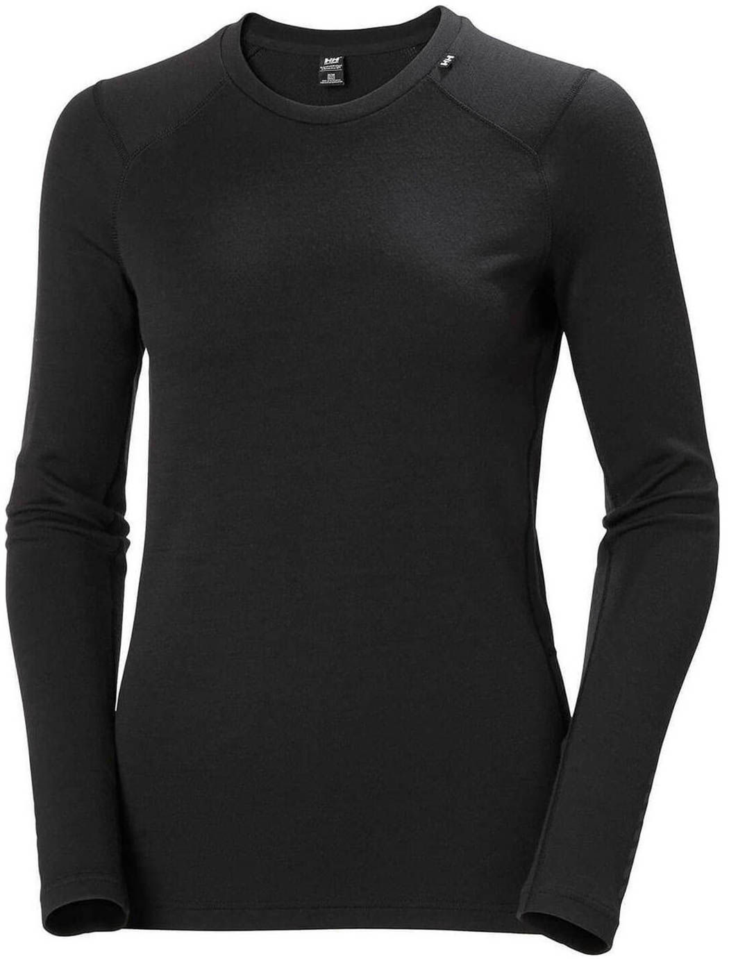 Helly Hansen Womens Lifa Merino Midweight Crew in Black