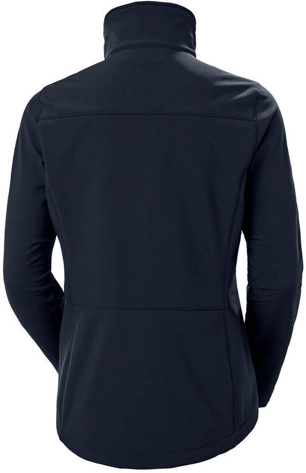 Am image of a Custom Helly Hansen Womens Luna Softshell Jacket in Navy!