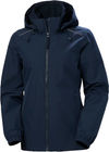 An image of a Custom Helly Hansen Womens Manchester Shell Jacket in Navy!