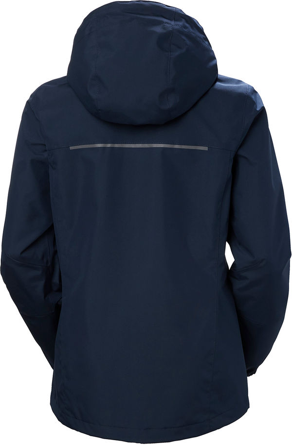 An image of a Custom Helly Hansen Womens Manchester Shell Jacket in Navy!