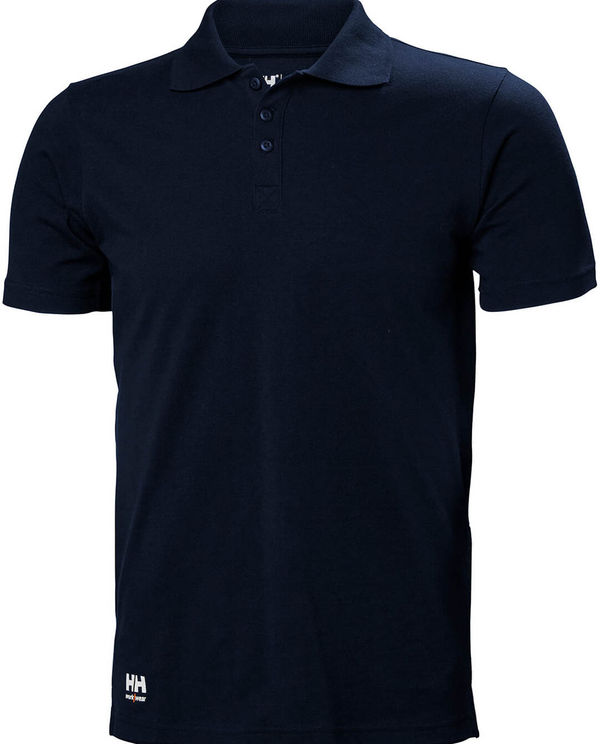 An image of a Custom Helly Hansen Workwear Mens Classic 2.0 Polo in Navy!