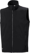 An image of a Custom Helly Hansen Workwear Mens Manchester 2.0 Softshell Vest in Black!
