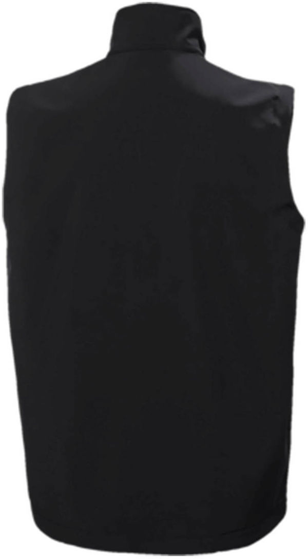 An image of a Custom Helly Hansen Workwear Mens Manchester 2.0 Softshell Vest in Black!