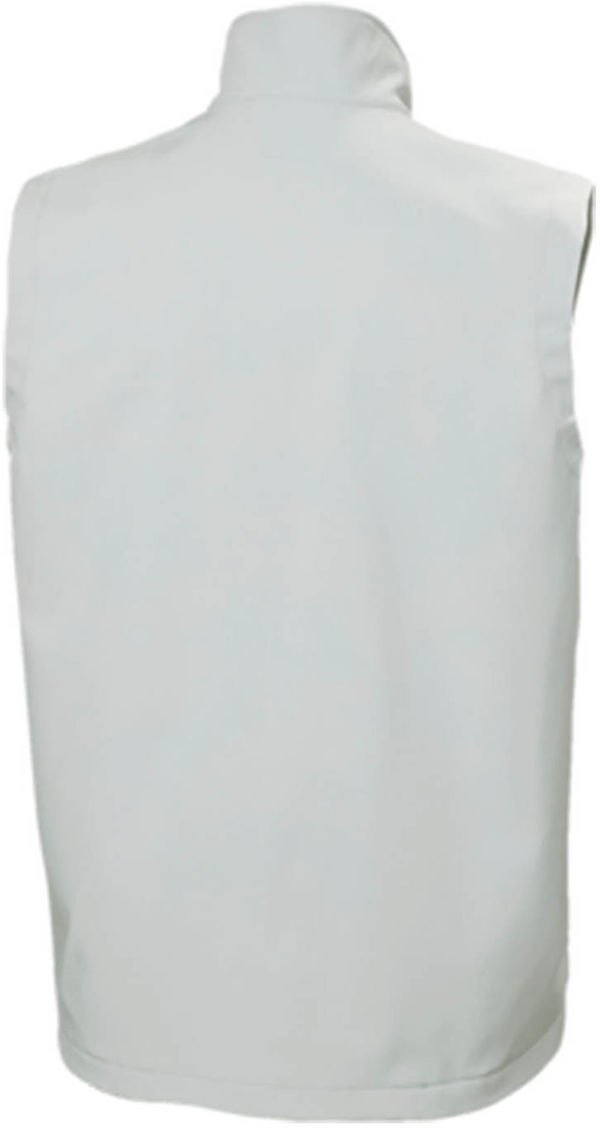 An image of a Custom Helly Hansen Workwear Mens Manchester 2.0 Softshell Vest in Grey Fog!