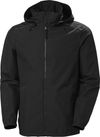 An image of a Custom Helly Hansen Workwear Mens Manchester Shell Jacket in Black!