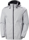 An image of a Custom Helly Hansen Workwear Mens Manchester Shell Jacket in Grey Fog!