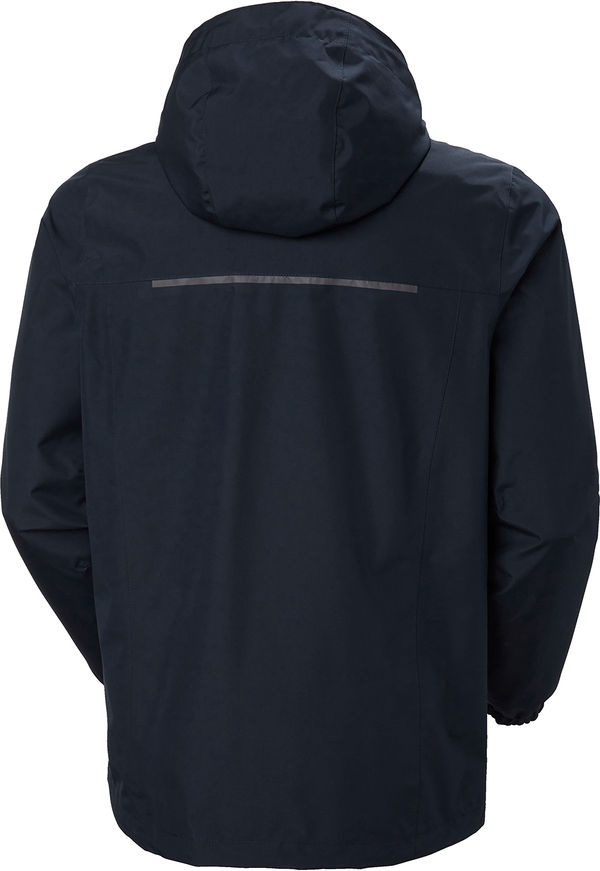 An image of a Custom Helly Hansen Workwear Mens Manchester Shell Jacket in Navy!