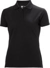 An image of a Custom Helly Hansen Workwear Womens Classic 2.0 Polo in Black!