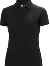 An image of a Custom Helly Hansen Workwear Womens Classic 2.0 Polo in Black!