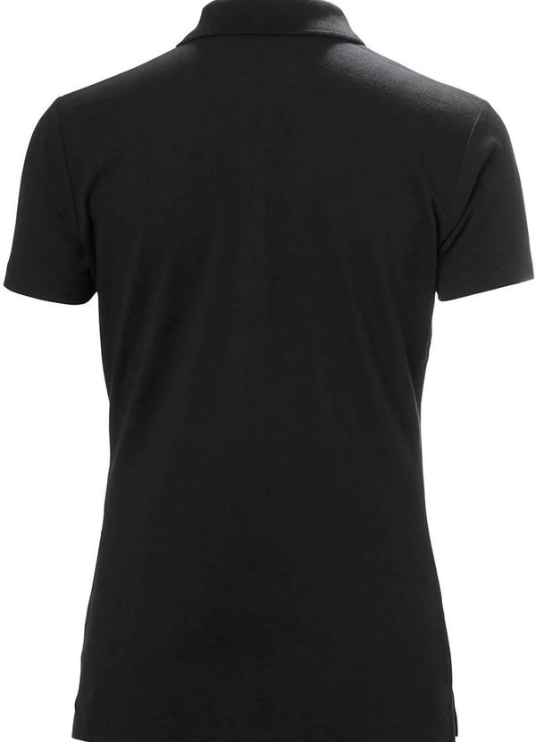 An image of a Custom Helly Hansen Workwear Womens Classic 2.0 Polo in Black!