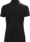 An image of a Custom Helly Hansen Workwear Womens Classic 2.0 Polo in Black!
