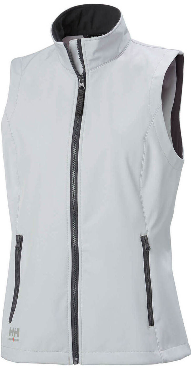 Helly Hansen Workwear Womens Manchester 2.0 Softshell Vest in Grey Fog