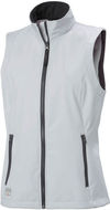 An image of a Custom Helly Hansen Workwear Womens Manchester 2.0 Softshell Vest in Grey Fog!