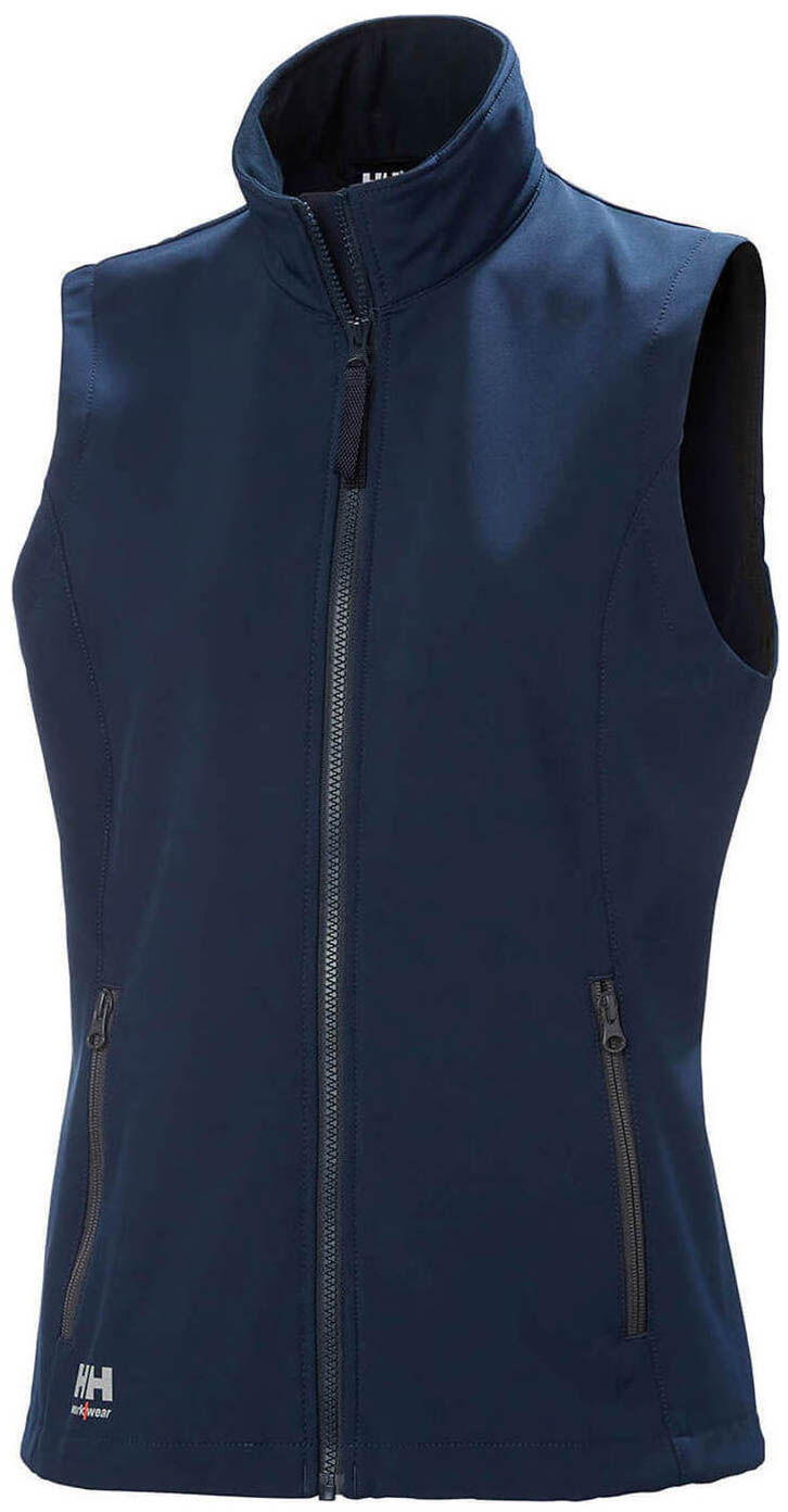 Helly Hansen Workwear Womens Manchester 2.0 Softshell Vest in Navy