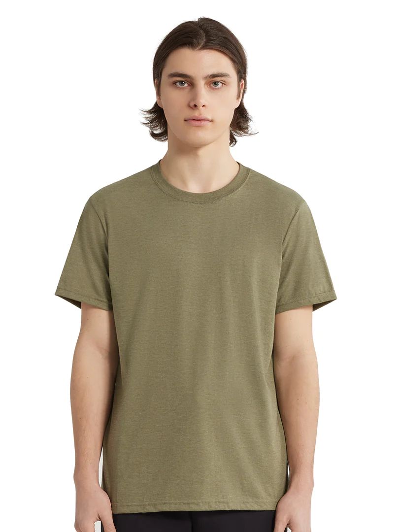 C'est Beau Classic TShirt in Heather Army