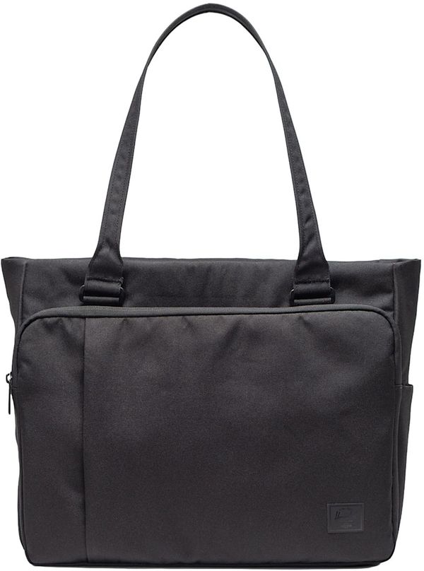 An image of a Custom Herschel Kaslo Tech Tote Bag in Black!