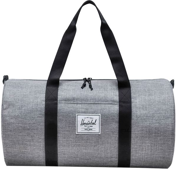 An image of a Custom Herschel Recycled Classic Duffel in Raven Crosshatch!