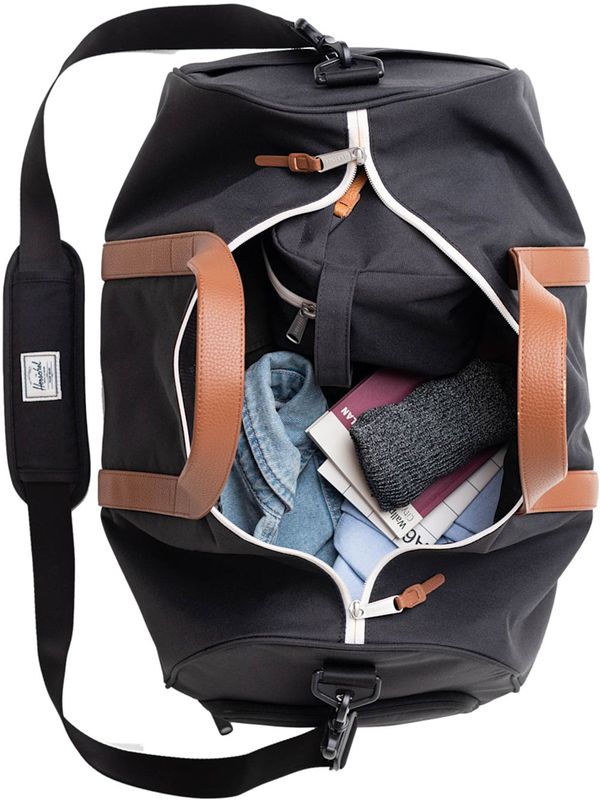 An image of a Custom Herschel Recycle Novel Duffel!
