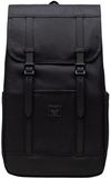 An image of a Custom Herschel Recycled Retreat 15in Computer Backpack in Black Tonal!
