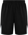 An image of a Custom High Five Ladies Hawk Soccer Shorts in Black/White!