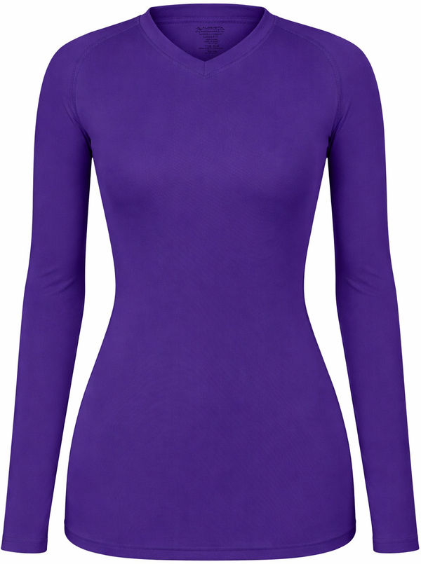 An image of a Custom High Five Ladies Maven Volleyball Jersey in Purple!
