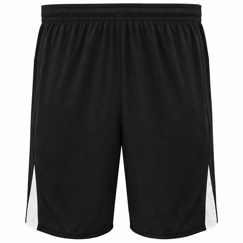 High Five Youth Hawk Soccer Shorts in Black/White