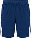 An image of a Custom High Five Youth Hawk Soccer Shorts in Navy/White!