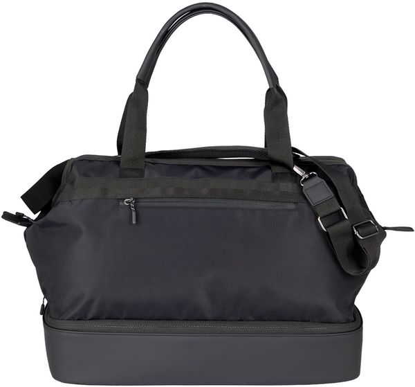An image of a Custom High Sierra Courier Duffle in Black!