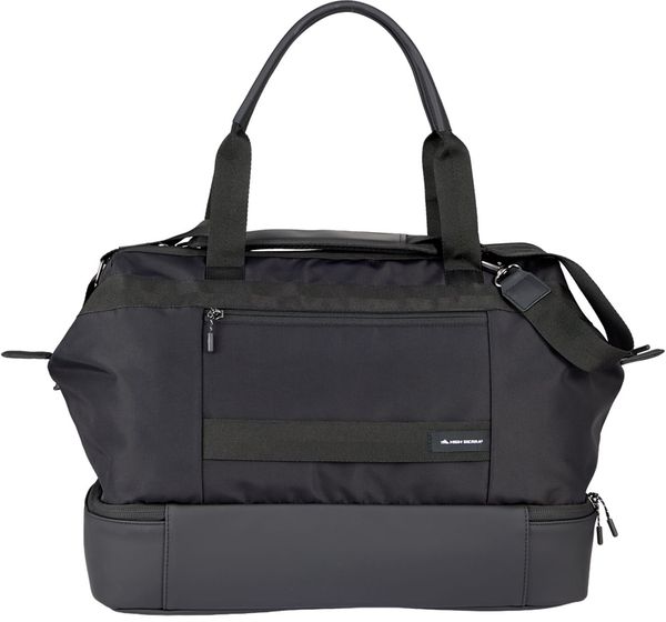 An image of a Custom High Sierra Courier Duffle in Black!