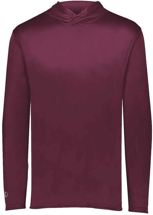 An image of a Custom Holloway Momentum Hoodie in Maroon!