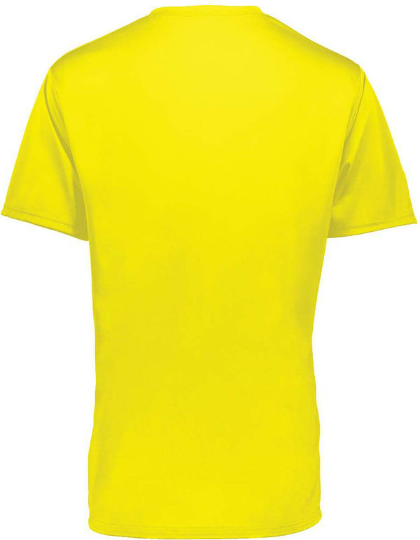 An image of a Custom Holloway Momentum Tee in Electric Yellow!