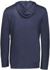 An image of a Custom Holloway Repreve Eco Hoodie in Navy Heather!
