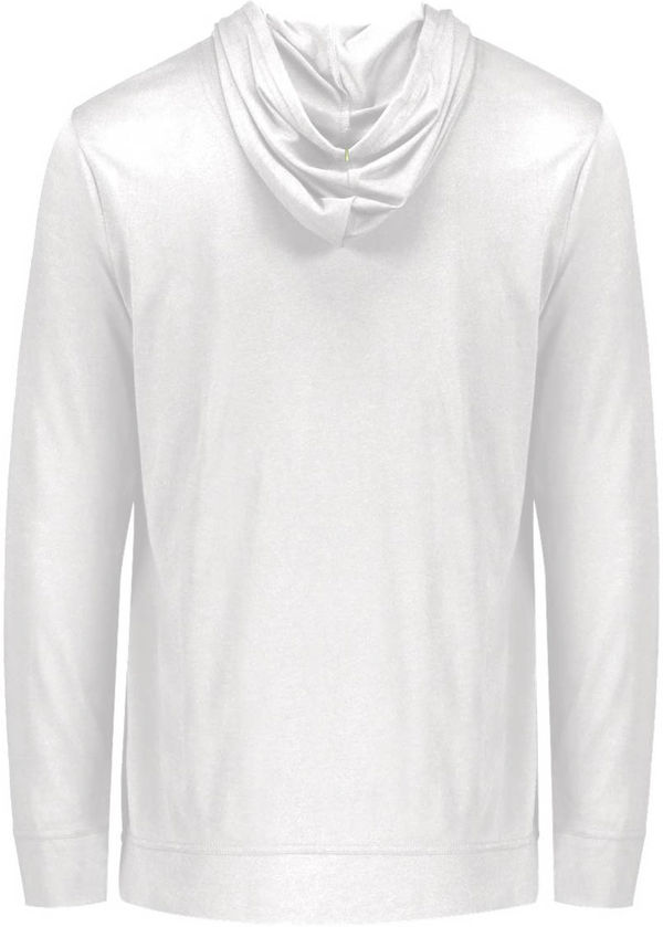 An image of a Custom Holloway Repreve Eco Hoodie in White!