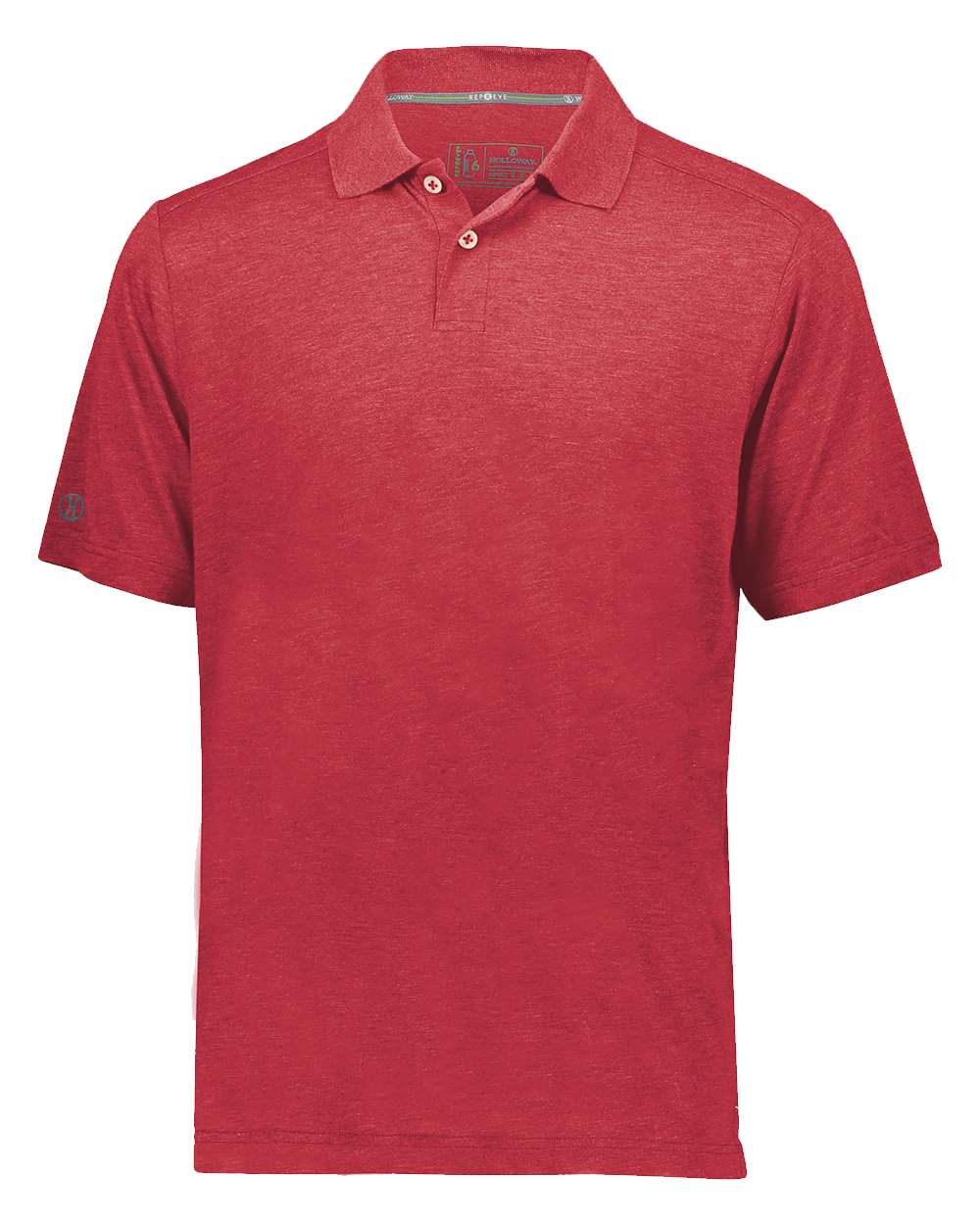 Holloway Repreve Eco Polo in Scarlet Heather