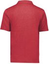 An image of a Custom Holloway Repreve Eco Polo in Scarlet Heather!