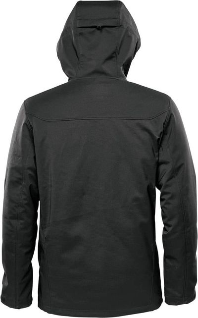 Am image of a Custom Stormtech Men's Epsilon System Jacket in Black!