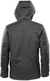 Am image of a Custom Stormtech Men's Epsilon System Jacket in Charcoal Twill!