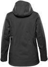 Am image of a Custom Stormtech Women's Epsilon System Jacket in Black!
