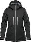 Am image of a Custom Stormtech Women's Epsilon System Jacket in Black!