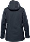 Am image of a Custom Stormtech Women's Epsilon System Jacket in Navy!