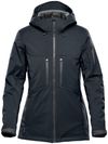 Am image of a Custom Stormtech Women's Epsilon System Jacket in Navy!