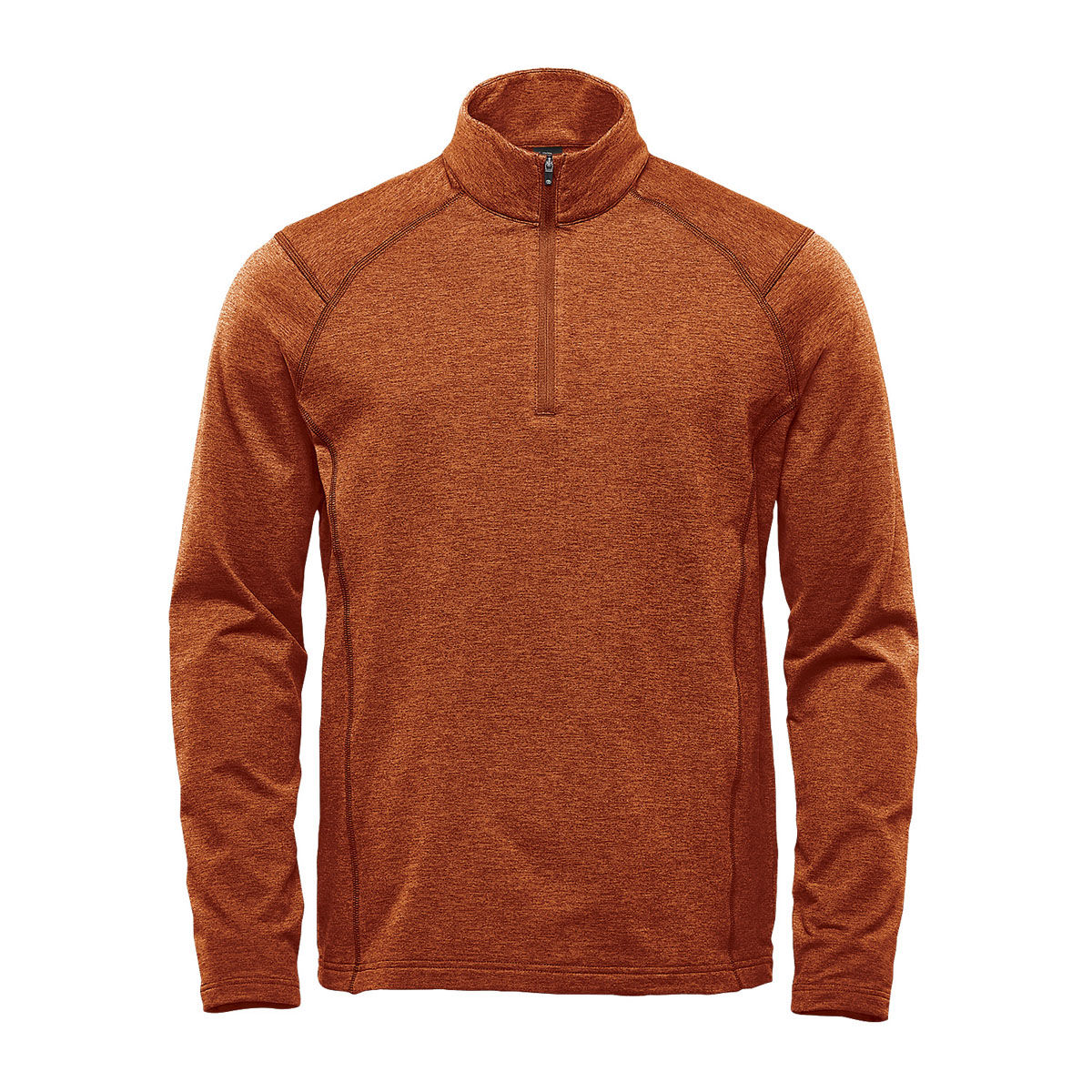 Stormtech Men's Treeline Performance Quarter Zip Pullover in Rust Heather