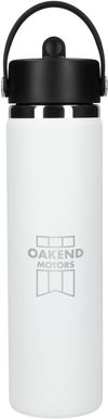 An image of a Custom Hydro Flask® Wide Mouth with Flex Straw Cap 24oz!