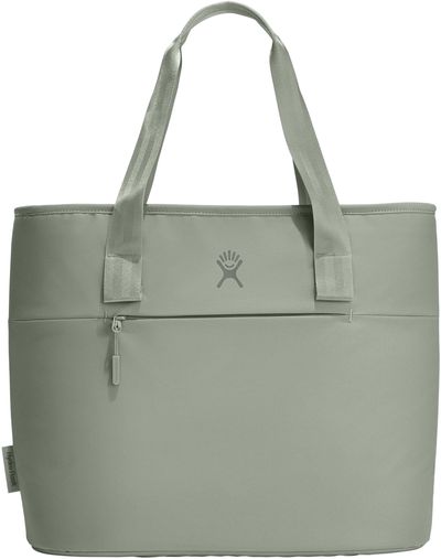 Am image of a Custom Hydro Flask 20L Insulated Tote Cooler in Agave!