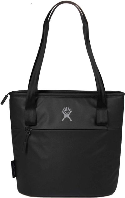 Am image of a Custom Hydro Flask 8L Tote Cooler in Black!